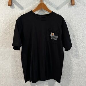 Joshua Vides MCA Carhartt Paint Crew shirt L Black